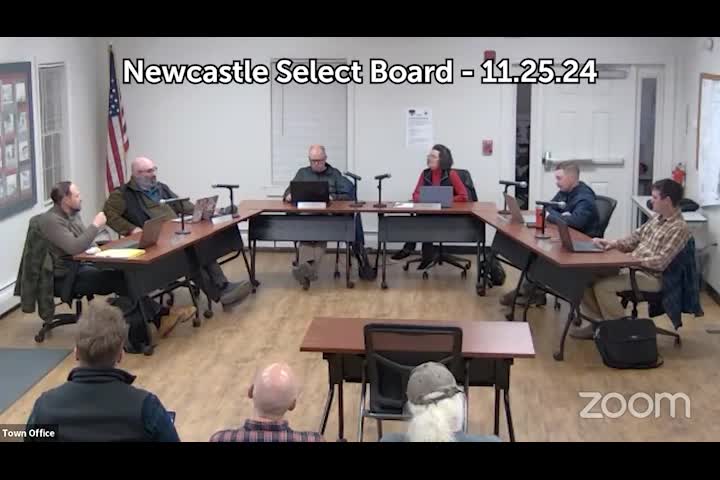 Thumbnail image for Newcastle Select Board - November 25, 2024
