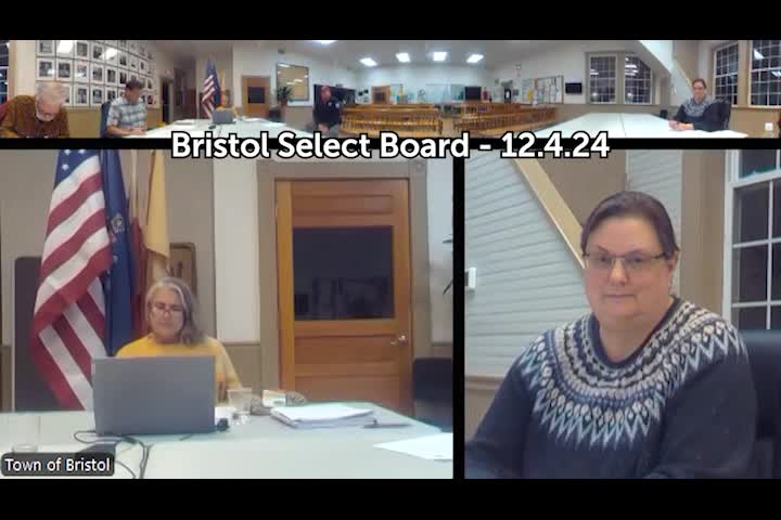 Thumbnail image for Bristol Select Board - December 4, 2024