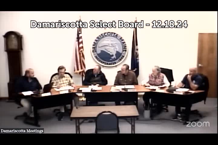 Thumbnail image for Damariscotta Select Board - December 18, 2024