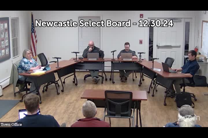 Thumbnail image for Newcastle Select Board - December 30, 2024