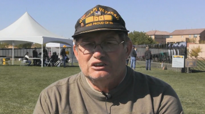 Thumbnail image for Four Vietnam Veterans - The Moving Wall