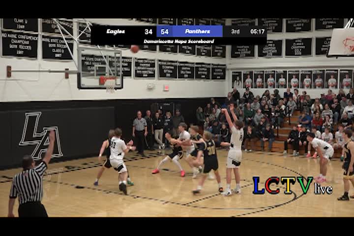 Thumbnail image for January 21, 2026 Lincoln Academy vs. Medomak Valley - Varsity Boys Basketball