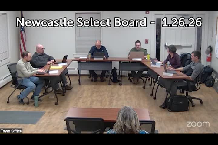 Thumbnail image for Newcastle Select Board - January 26, 2026