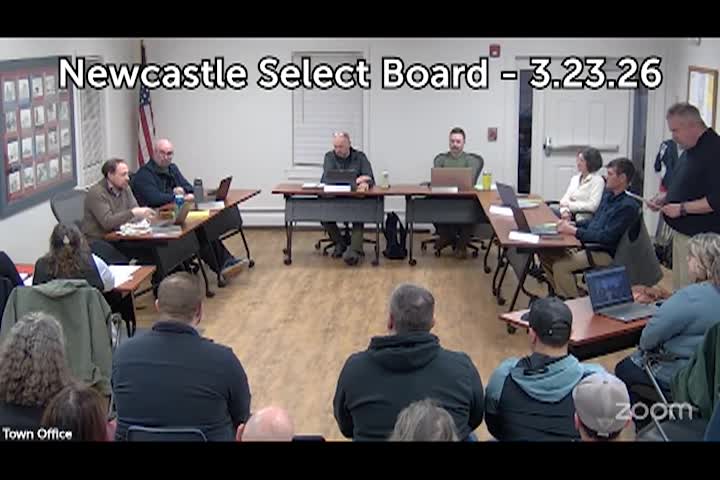 Thumbnail image for Newcastle Select Board - March 23, 2026