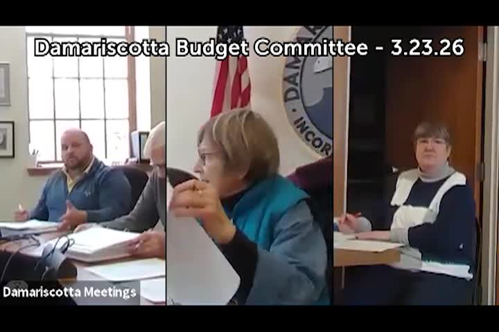Thumbnail image for Damariscotta Budget Committee - March 23, 2026