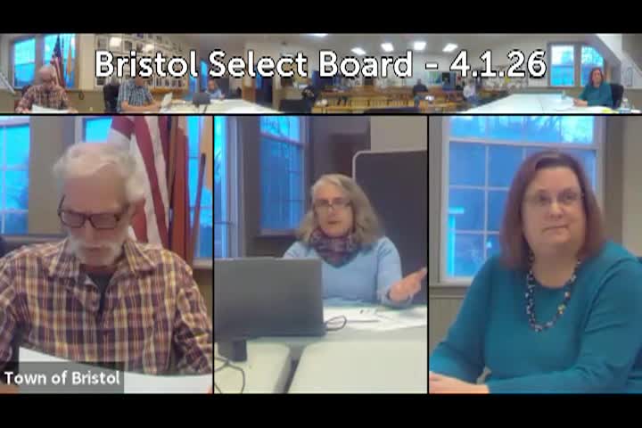Thumbnail image for Bristol Select Board - April 1, 2026