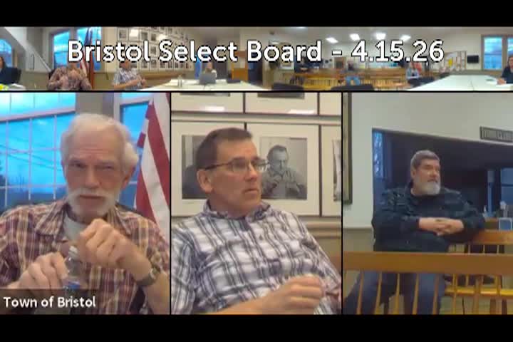 Thumbnail image for Bristol Select Board - April 15, 2026