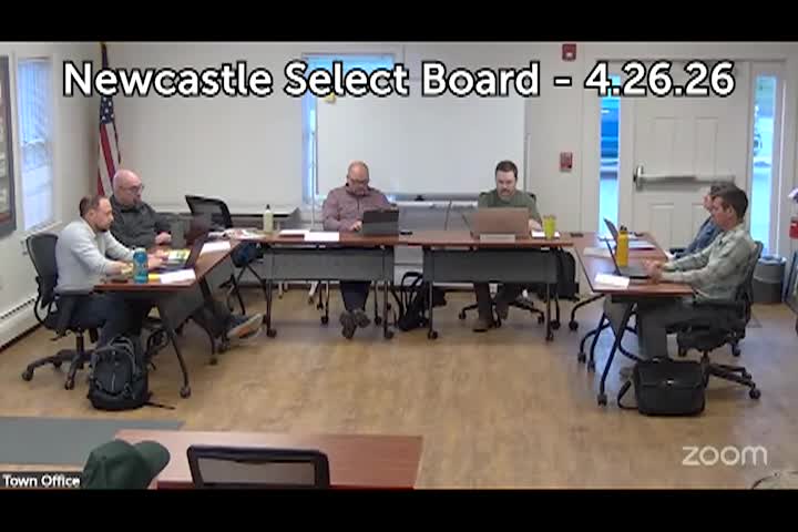 Thumbnail image for Newcastle Select Board - April 26, 2026
