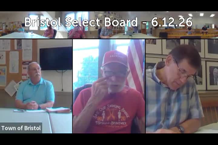 Thumbnail image for Bristol Select Board - June 12, 2026