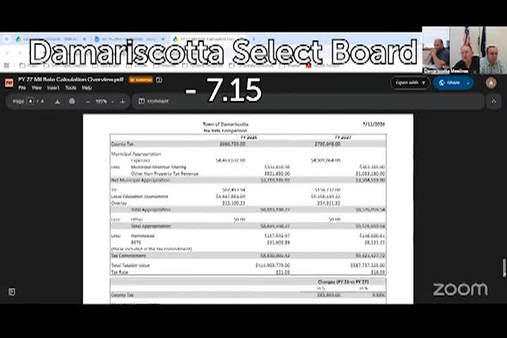 Thumbnail image for Damariscotta Select Board - July 15, 2026