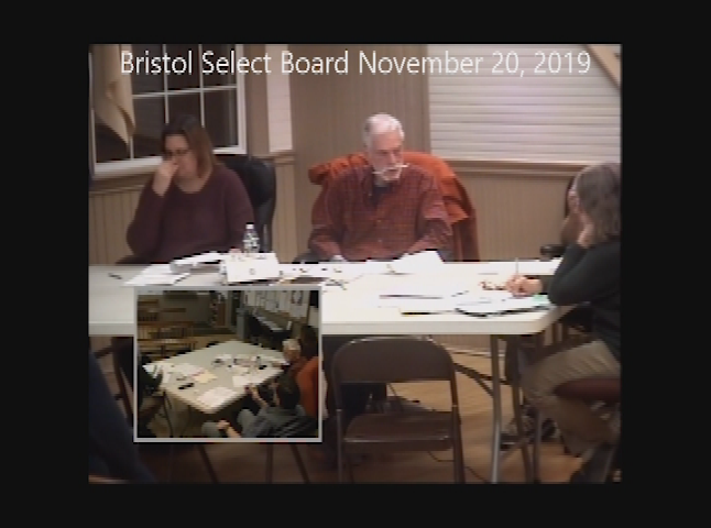 Thumbnail image for Bristol Select Board November 20, 2019