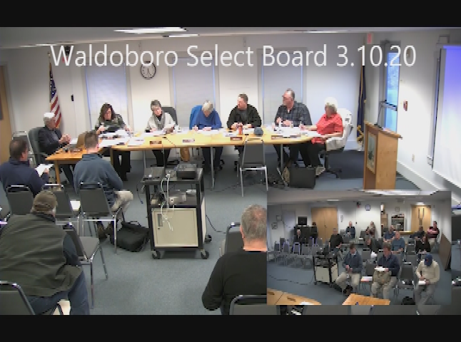 Thumbnail image for Waldoboro Board of Selectmen March 10, 2020