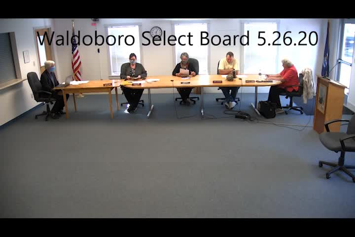 Thumbnail image for Waldoboro BOS- May 26, 2020