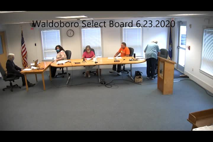 Thumbnail image for Waldoboro BOS - June 23, 2020