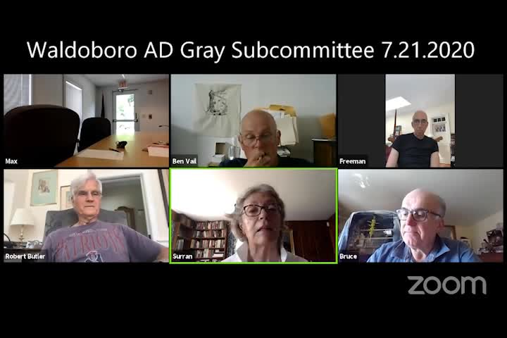 Thumbnail image for Waldoboro AD Gray Subcommittee - July 21, 2020