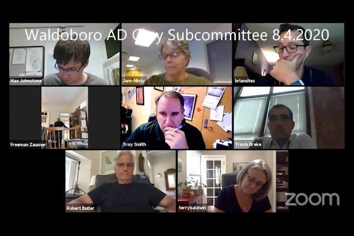 Thumbnail image for Waldoboro AD Gray Subcommittee - August 4, 2020