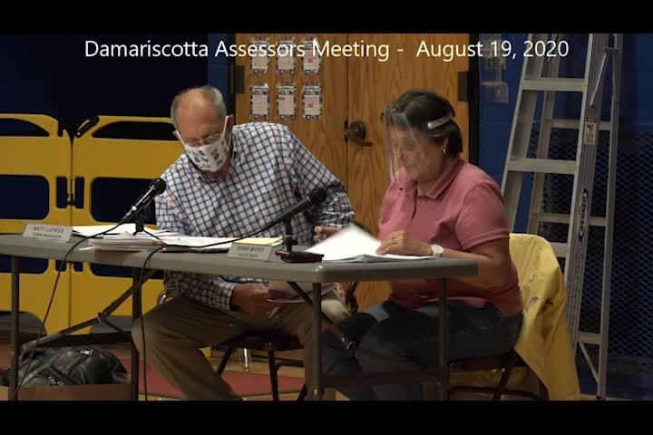Thumbnail image for Damariscotta Assessors Meeting - August 19, 2020