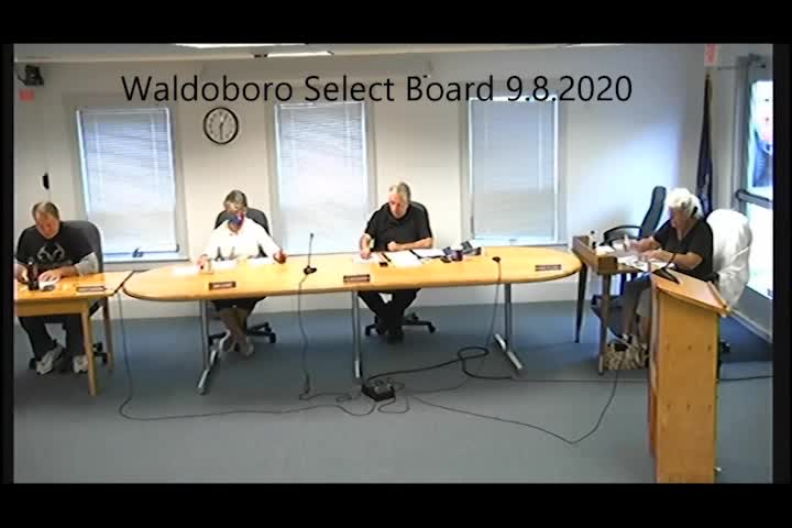 Thumbnail image for Waldoboro Select Board - September 8, 2020