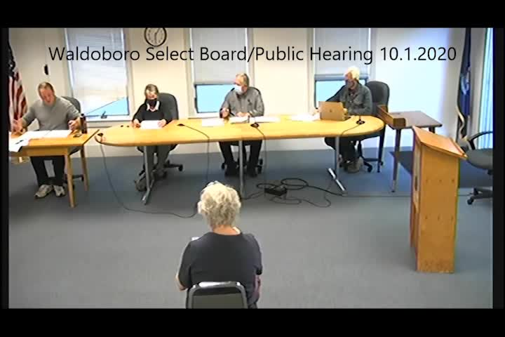 Thumbnail image for Waldoboro BOS & Public Hearing - October 1, 2020