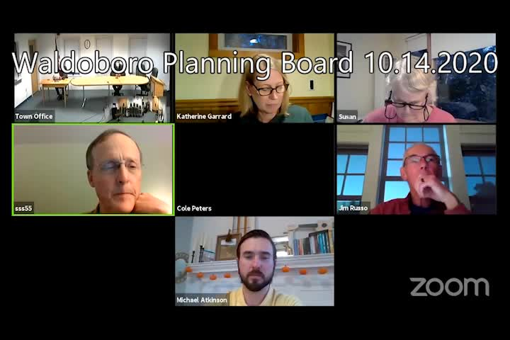 Thumbnail image for Waldoboro Planning Board - October 14, 2020