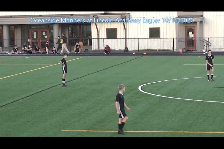 Thumbnail image for Lincoln Academy Boys JV Soccer - LA vs Oceanside - October 15, 2020