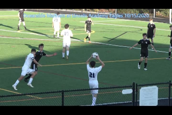 Thumbnail image for Lincoln Academy Boys Varsity Soccer - LA vs Oceanside - October 15, 2020