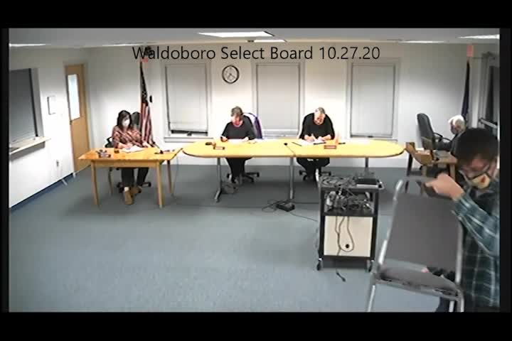 Thumbnail image for Waldoboro BOS - October 27, 2020