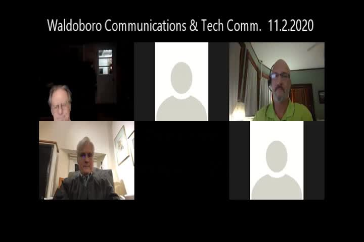 Thumbnail image for Waldoboro Communications & Technology Committee - November 2, 2020