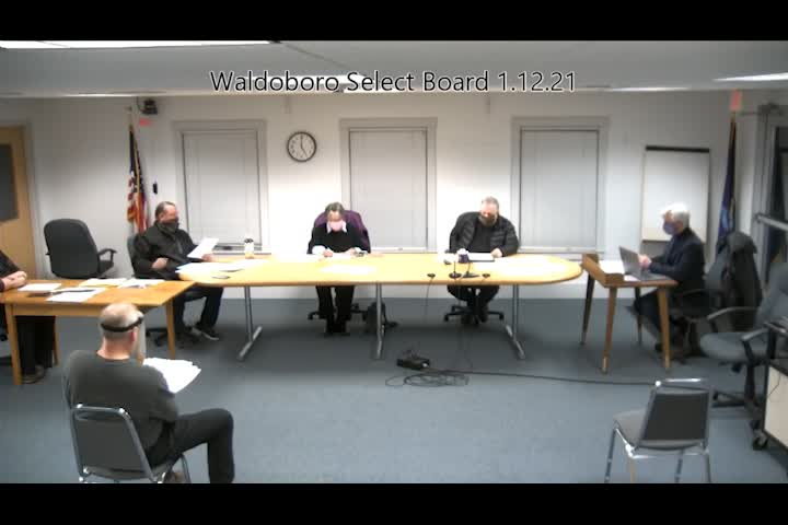 Thumbnail image for Waldoboro Board of Selectmen - January 12, 2021