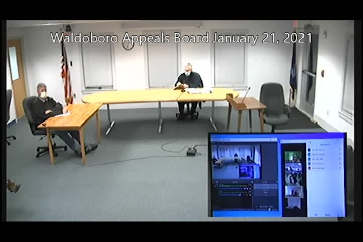 Thumbnail image for Waldoboro Appeals Board - January 21, 2021