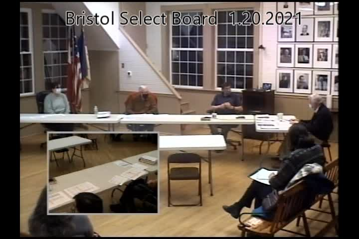 Thumbnail image for Bristol Board of Selectmen - January 20, 2021
