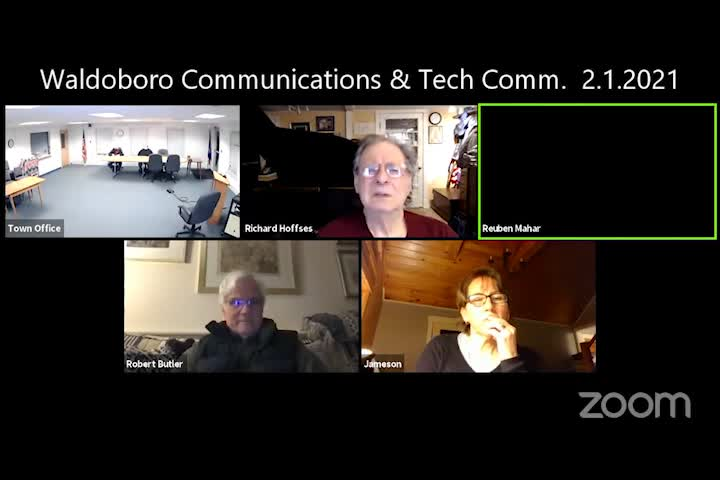 Thumbnail image for Waldoboro Communications & Tech Committee - February 1, 2021