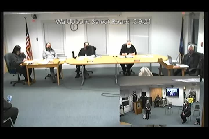 Thumbnail image for Waldoboro Board of Selectmen - February 9, 2021