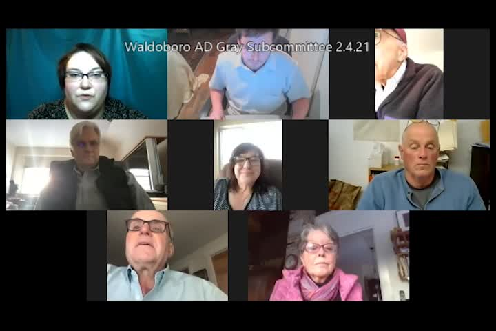 Thumbnail image for Waldoboro AD Gray Subcommittee - February 4, 2021