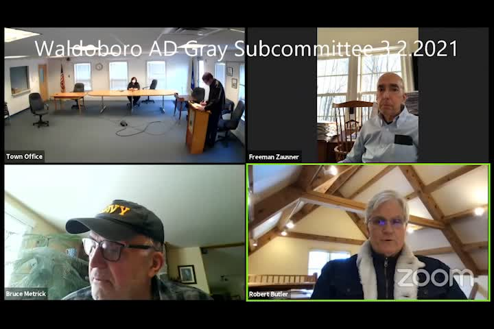 Thumbnail image for Waldoboro AD Gray Subcommittee - March 02, 2021