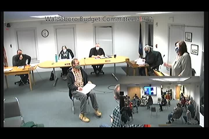 Thumbnail image for Waldoboro Budget Committee -  March 09, 2021