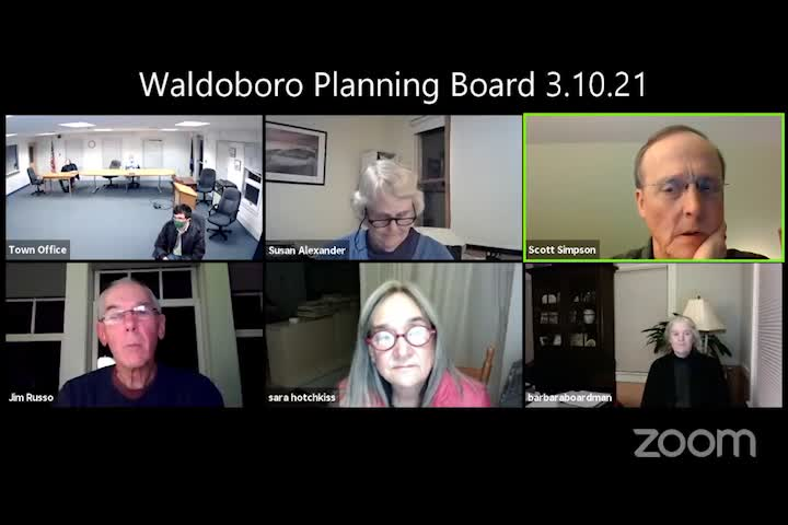 Thumbnail image for Waldoboro Planning Board - March 10, 2021