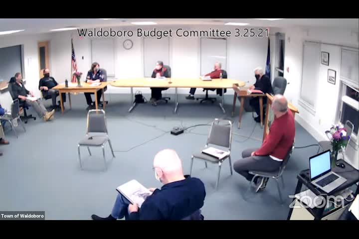 Thumbnail image for Waldoboro Budget Committee - March 25, 2021
