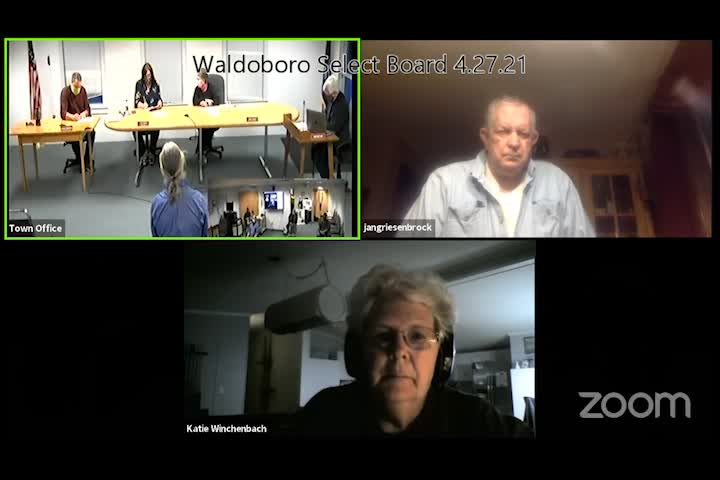 Thumbnail image for Waldoboro Board of Selectmen - April 27, 2021