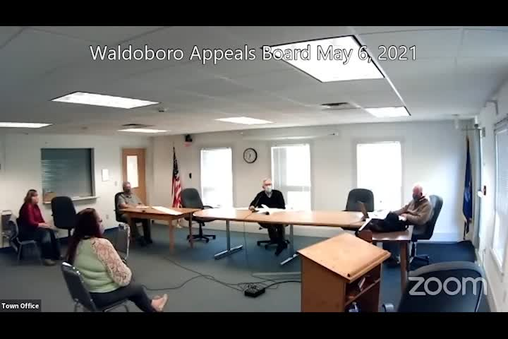 Thumbnail image for Waldoboro Appeals Board - May 6, 2021