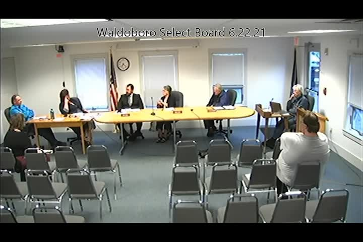 Thumbnail image for Waldoboro Board of Selectmen - June 22, 2021