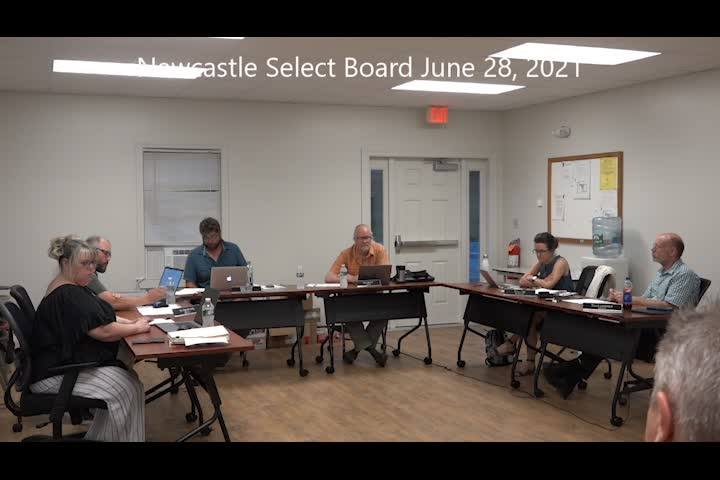 Thumbnail image for Newcastle Board of Selectmen - June 28, 2021