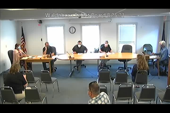 Thumbnail image for Waldoboro Select Board - August 24, 2021