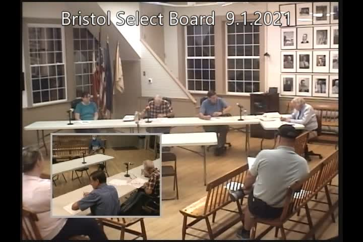 Thumbnail image for Bristol Select Board - September 1, 2021