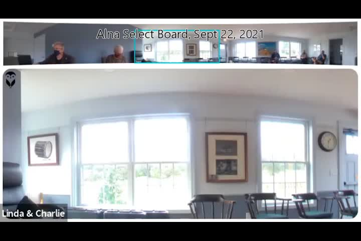 Thumbnail image for Alna Select Board - September 22, 2021