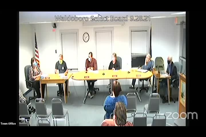 Thumbnail image for Waldoboro Select Board - September 28, 2021