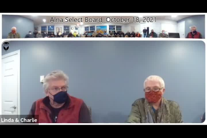 Thumbnail image for Alna Select Board - October 18, 2021