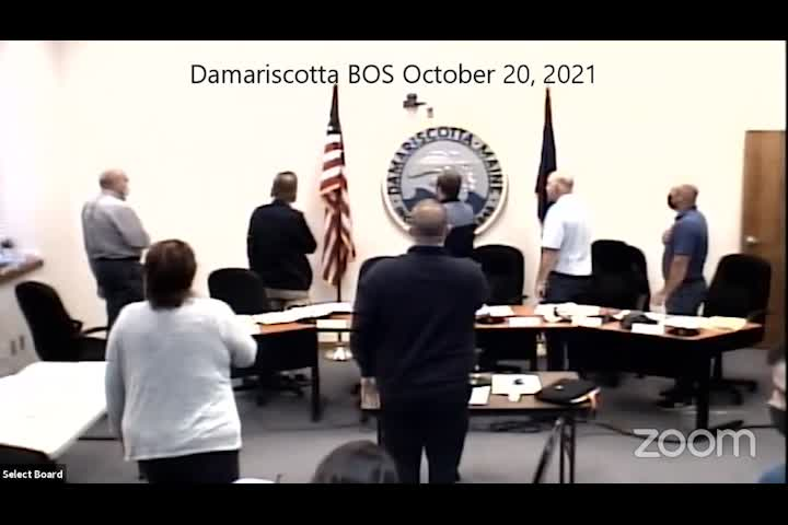 Thumbnail image for Damariscotta Select Board - October 20, 2021