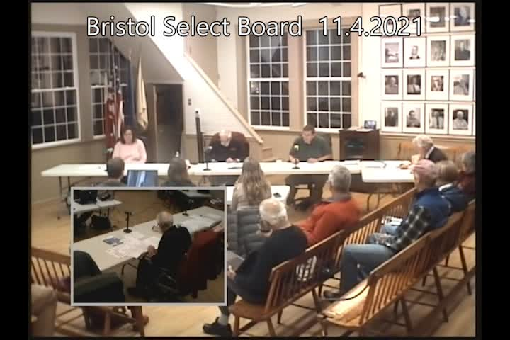 Thumbnail image for Bristol Select Board - November 4, 2021