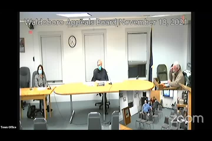 Thumbnail image for Waldoboro Appeals Board - November 18, 2021
